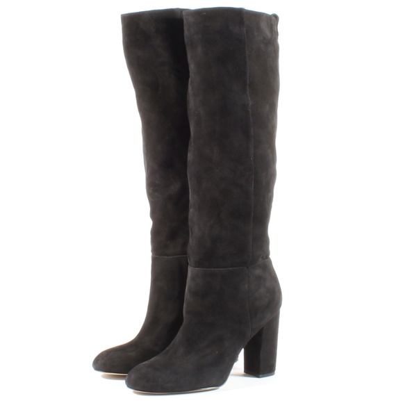 Sam Edelman Shoes - Sam Edelman Black Knee High Heel Suede Boots
